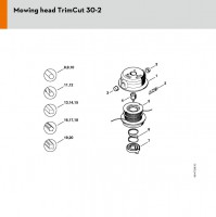 Stihl Mowing head TrimCut 30-2 Spare Parts